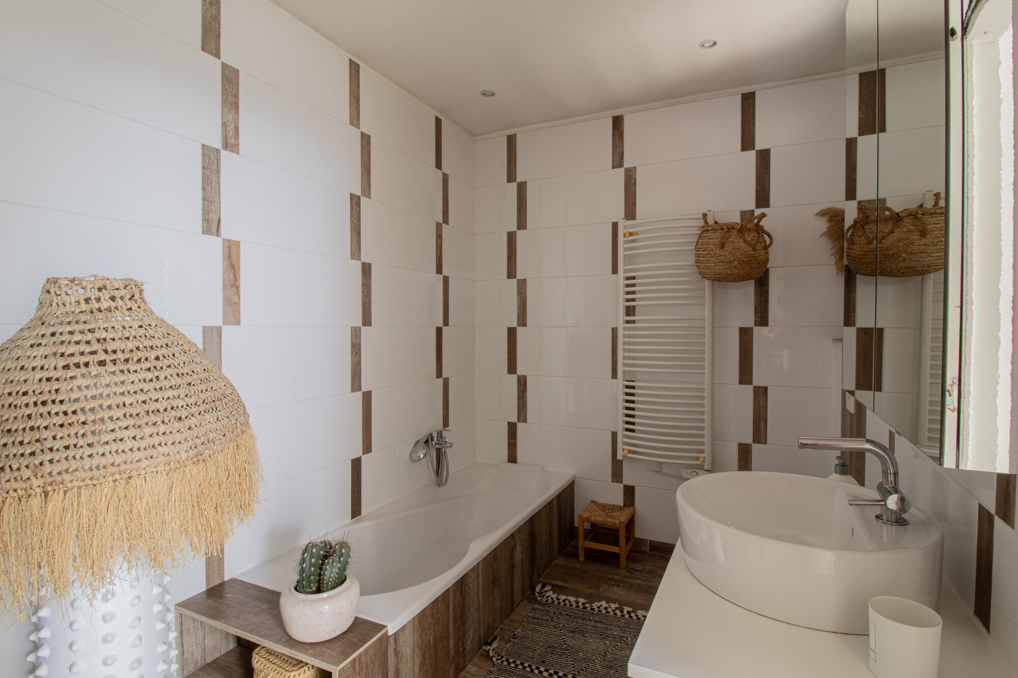 Salle de bain et fibres naturelles — Var